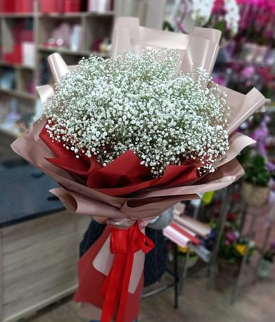 Букет цветов из: Гипсофила в Новокубанске