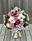 Букет цветов из: Альстромерии, Гвоздики, Розы и Хризантемы в Новокубанске