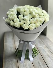 Букет 35 Белых роз в Новокубанске