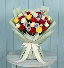 Букет цветов из:  Розы в Новокубанске