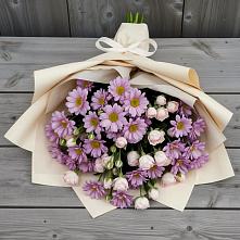 Букет цветов из:  Розы и Хризантемы в Новокубанске