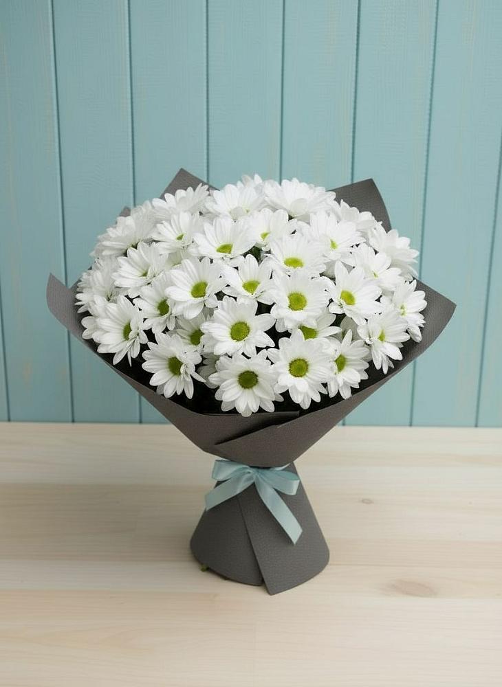 Букет цветов из: Хризантемы в Новокубанске