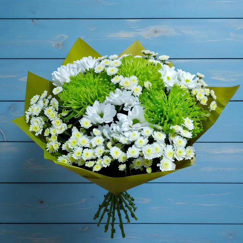 Букет цветов из: Хризантемы в Новокубанске