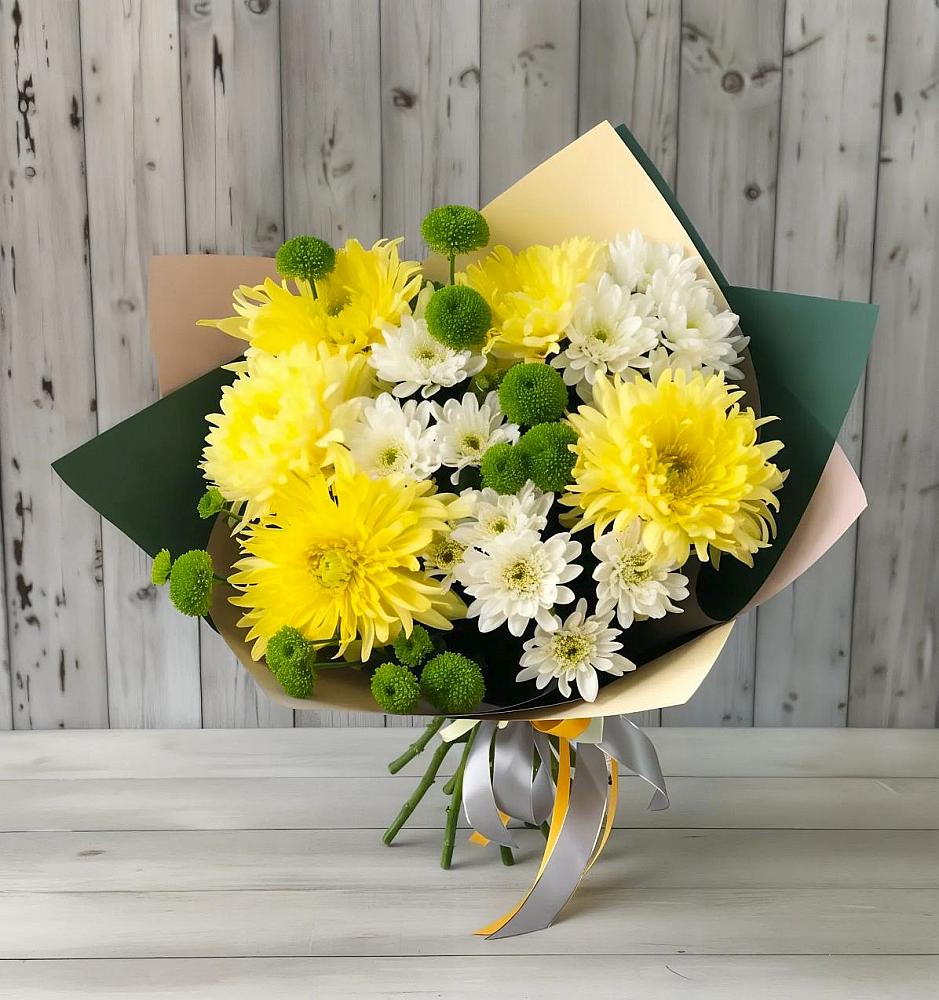 Букет цветов из: Хризантемы в Новокубанске