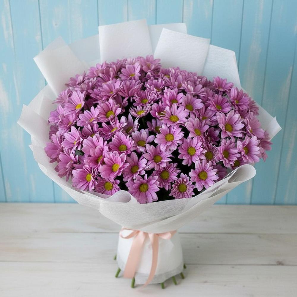 Букет цветов из: Хризантемы в Новокубанске
