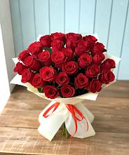 Букет 29 Красных роз в Новокубанске