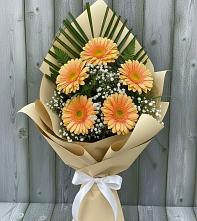 Букет цветов из:  Герберы в Новокубанске